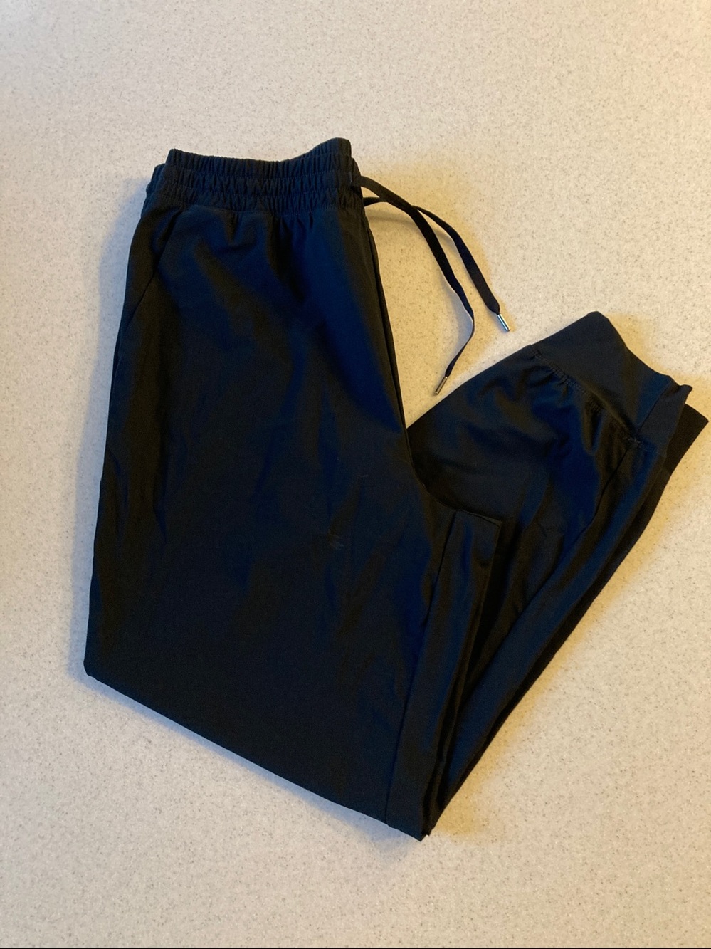 SleekTech by Old Navy Black Elastic Waist Jogger Pants Women Size Large
